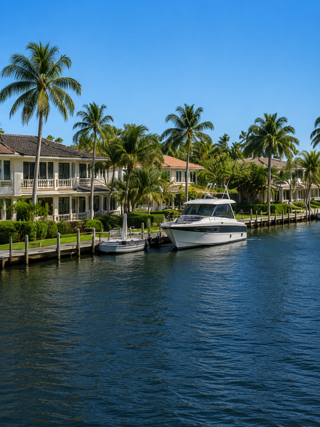 Fort Lauderdale waterfront homes and private docks