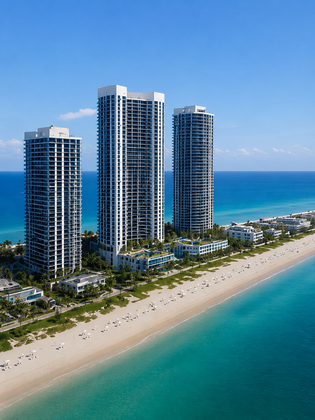 Sunny Isles Beach oceanfront condominium towers
