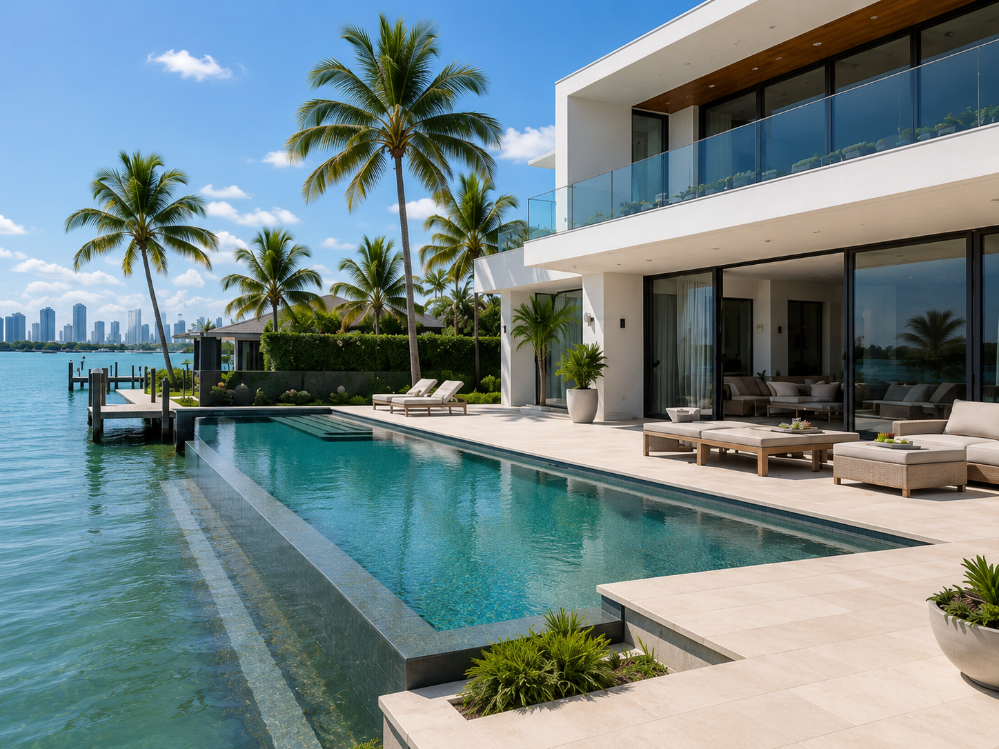 Waterfront modern home 